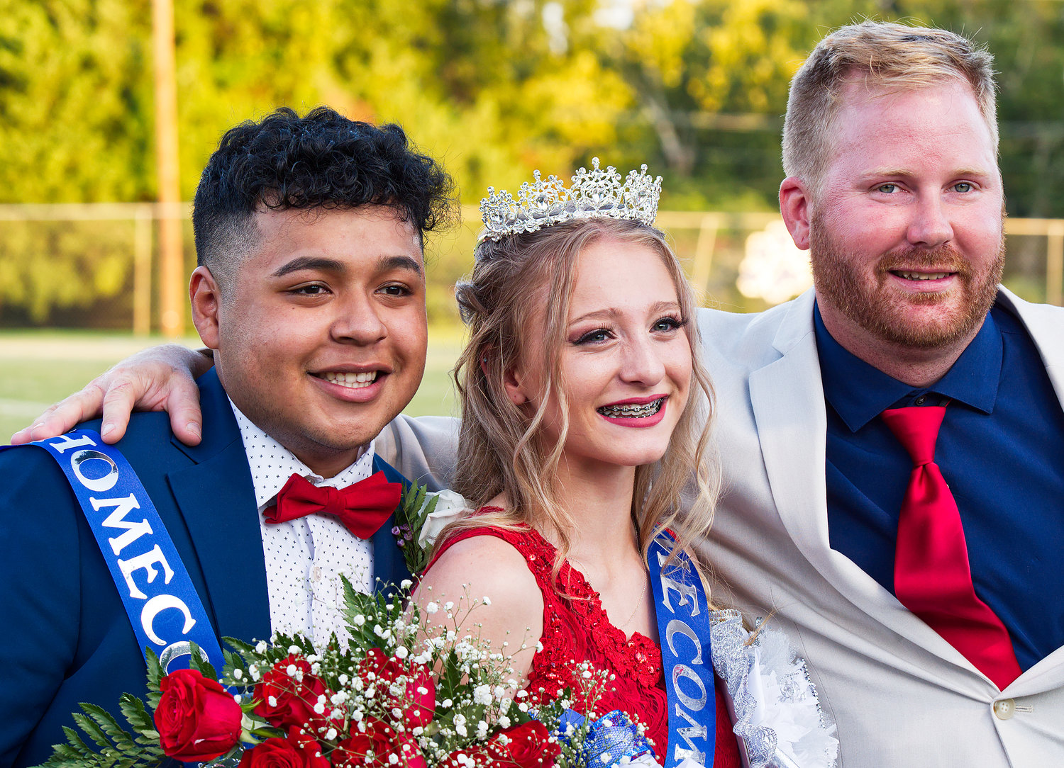 Kaitlynn Barnett was crowned 2020 Quitman High School homecoming queen Friday and Arturo Delgadillo was named king. Barnett was escorted by her stepfather, Josh Scarberry.